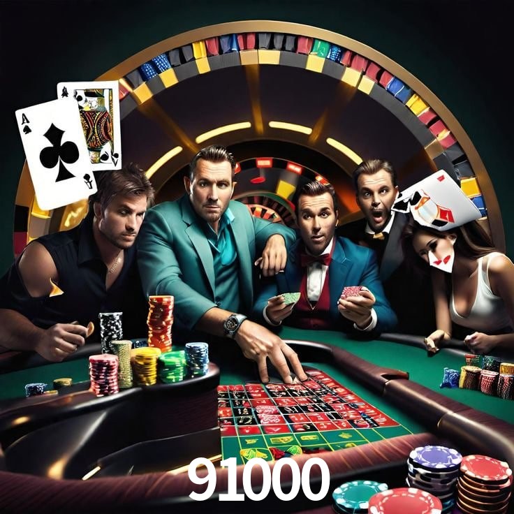 Sinta a adrenalina dos jogos de cassino com 91000